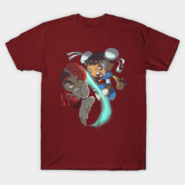 Ryu and Chun T-Shirt by BrightBoyToons